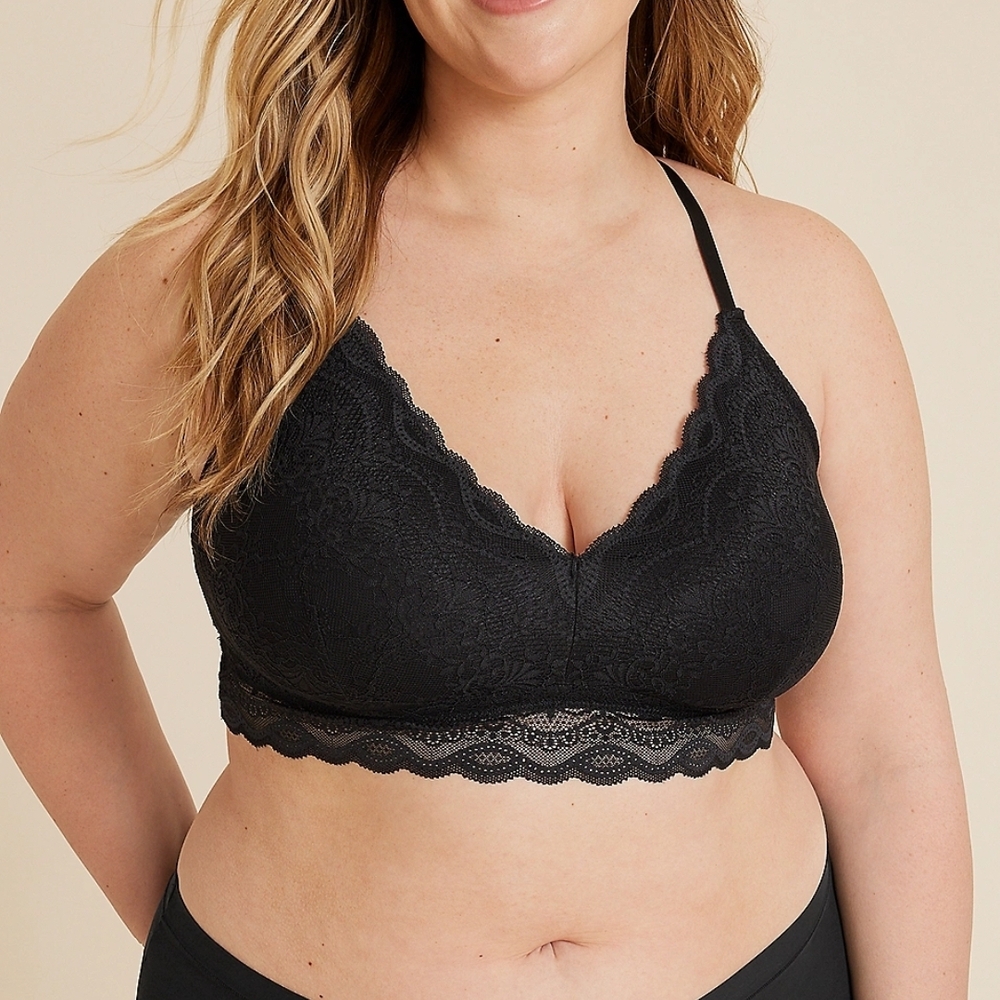 Maurices Black Lace Bralette